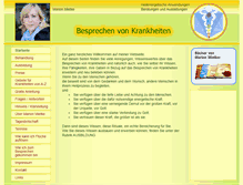 Tablet Screenshot of besprechen-von-krankheiten.de
